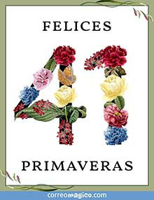 Felices 41 primaveras