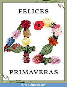 Felices 42 primaveras