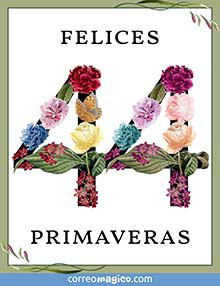 Felices 44 primaveras