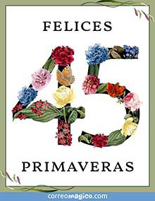 Felices 45 primaveras