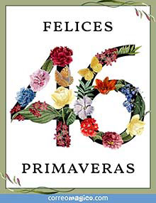 Felices 46 primaveras