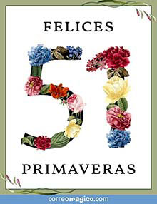 Felices 51 primaveras