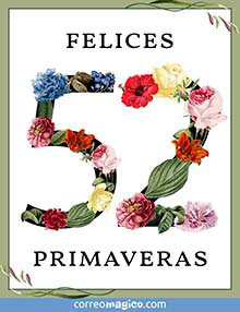 Felices 52 primaveras