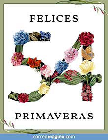 Felices 54 primaveras