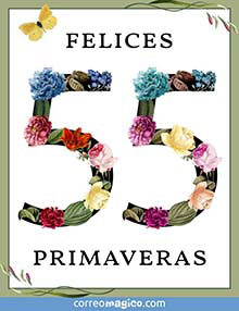 Felices 55 primaveras