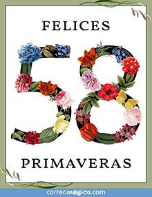 Felices 58 primaveras