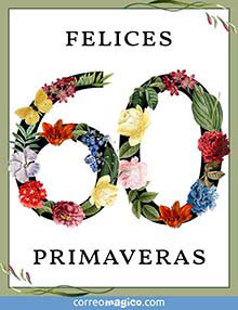 Felices 60 primaveras