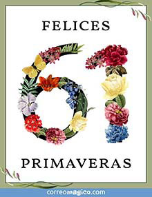 Felices 61 primaveras