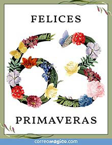 Felices 63 primaveras