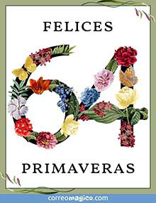 Felices 64 primaveras