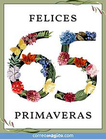 Felices 65 primaveras