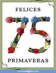 Felices 75 primaveras