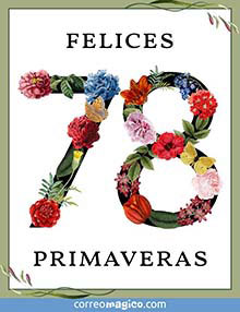 Felices 78 primaveras