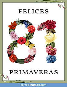 Felices 81 primaveras