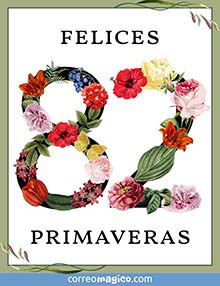 Felices 82 primaveras