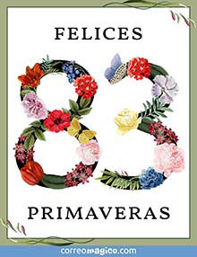 Felices 83 primaveras