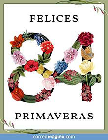 Felices 84 primaveras