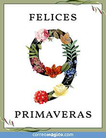 Felices 9 primaveras