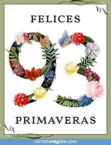 Felices 93 primaveras