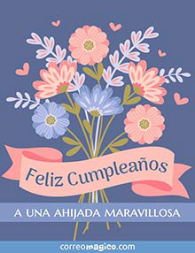 Feliz Cumpleaos a una ahijada maravillosa