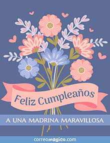 Feliz Cumpleaos a una madrina maravillosa