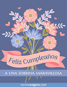 Feliz Cumpleaos a una sobrina maravillosa