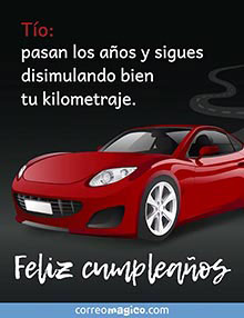 To: pasan los aos y sigues disimulando bien tu kilometraje. 
Feliz cumpleaos