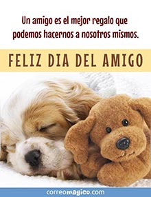 Un amigo es el mejor regalo que podemos hacernos a nosotros mismos. 
FELIZ DIA DEL AMIGO