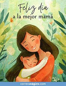 Tarjeta de  gratis. A la mejor mam�