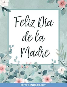 Feliz Da de la Madre