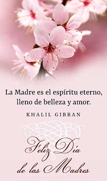 La Madre es el espritu eterno. Lleno de belleza y amor. Feliz dia de las Madres