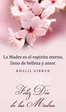 La Madre es el espritu eterno. Lleno de belleza y amor. Feliz dia de las Madres