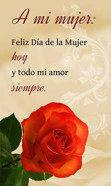 Feliz da de la Mujer hoy y todo mi amor siempre