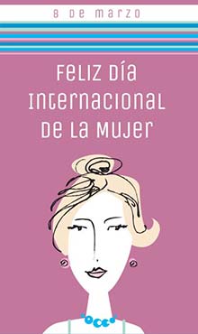 Feliz da internacional de la Mujer