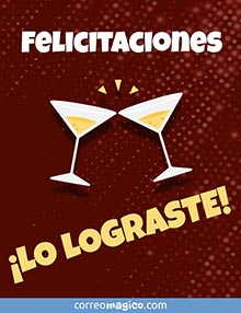 Felicitaciones - LO LOGRASTE!