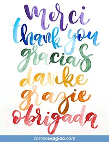 Merci, thank you, gracias, danke, grazie, obrigada