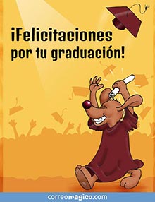 Felicitaciones por tu graduacin! 