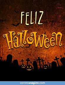 Tarjeta de Halloween gratis. Feliz Halloween