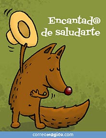 Encantad@ de saludarte