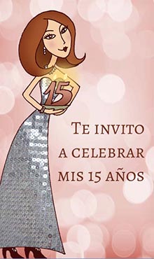 Te invito a celebrar mis 15 aos