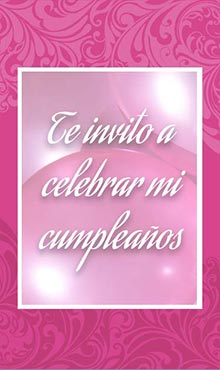 Te invito a celebrar mi cumpleaos