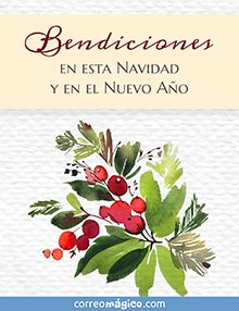 Bendiciones en esta Navidad y en el nuevo Ao