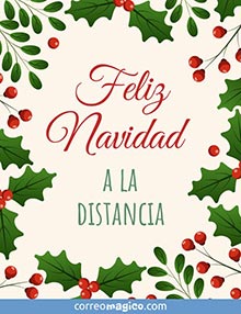 Feliz Navidad a la distancia