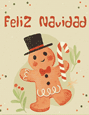 Tarjeta giratoria con video de Navidad gratis. Feliz Navidad