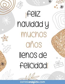 Feliz Navidad y muchos aos llenos de felicidad!