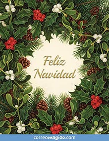 Tarjeta de Navidad gratis. Feliz Navidad