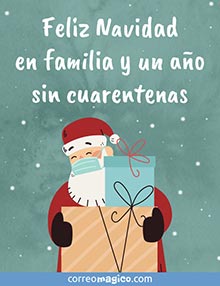 Feliz Navidad en familia y un ao sin cuarentenas