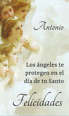 Los angeles te protegen el el dia de tu Santo