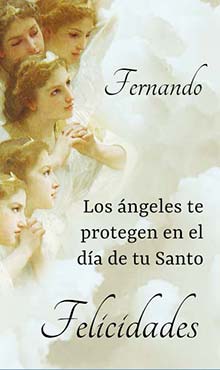 Los angeles te protegen el el dia de tu Santo