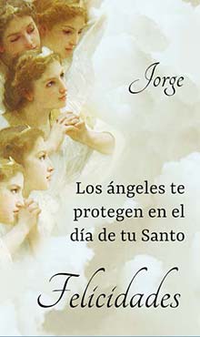 Los angeles te protegen el el dia de tu Santo